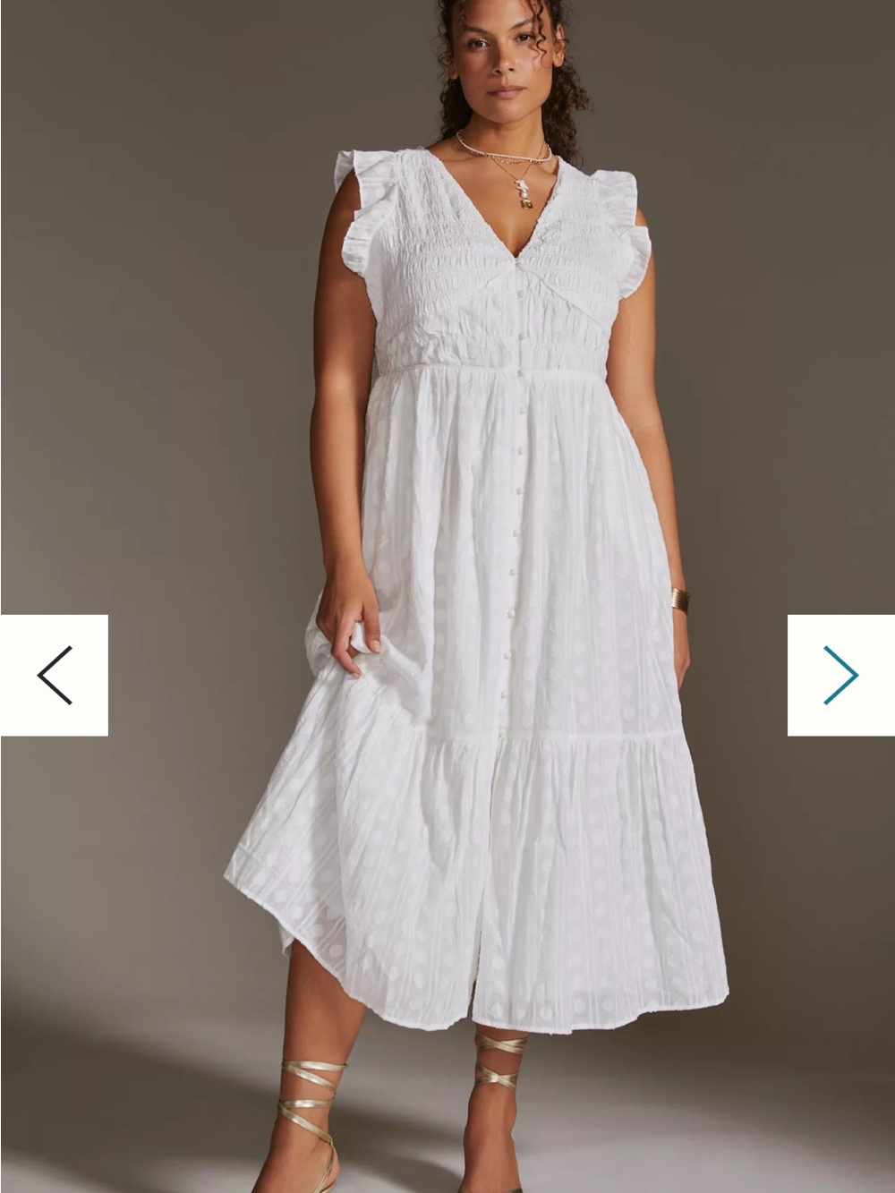 Anthropologie The Peregrine dress women’s size medium - Picture 3 of 13